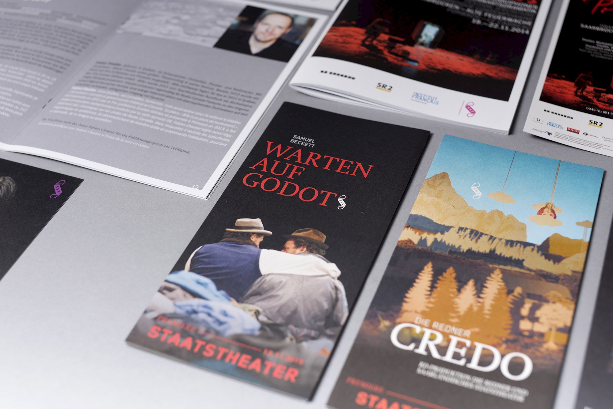 Ralf Leis Grafikdesign Saarbrücken Flyer Plakate und Broschüren Saarländisches Staatstheater