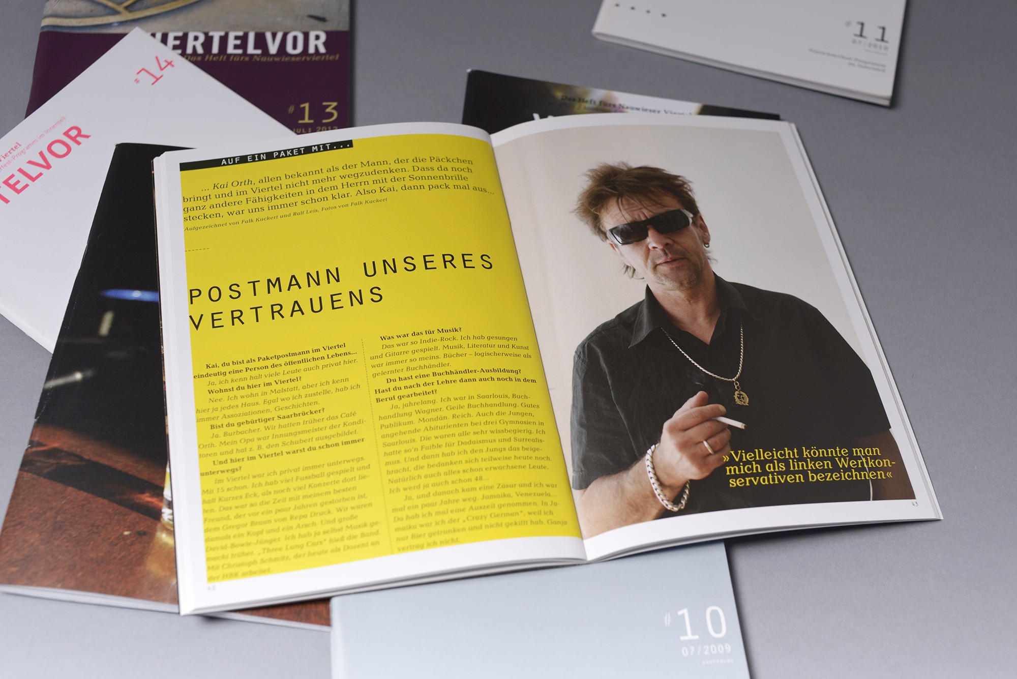 Ralf Leis Grafikdesign Saarbrücken Stadtmagazin Viertelvor Nauwieser Viertel Saarbrücken